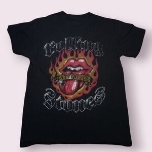 The Rolling Stones Flaming Tattoo Tongue t-shirt